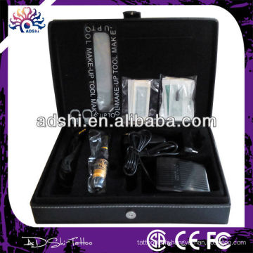 Vente chaude vente en gros professionnel simple permanente en acier inoxydable machine de tatouage Maquillage kit de tatouage DIG-004